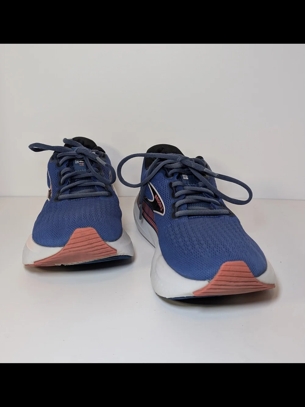Brooks Glycerin GTS 21 Women's Size 9 Blue Icy Pink Rose Running Shoes - Picture 3 of 7
